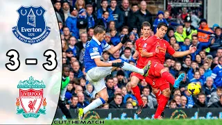 Liverpool vs Everton 3 - 3 | Highlights 2013