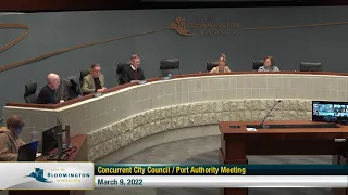 March 9, 2022 City Council / Port Authority Concurrent Meeting