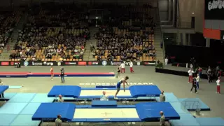 BABAYAN Amiran (UZB) - 2015 Trampoline Worlds - Qualification TR Routine 1