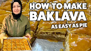 TURKISH BAKLAVA THE EASIEST METHOD YOU CAN DO! 😍