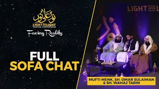 Sofa Chat with Mufti Menk, Imam Omar Suleiman & Sh. Wahaj Tarin | Light Upon Light 2023
