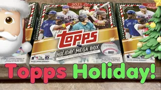 NEW RELEASE!  2021 TOPPS HOLIDAY!  Walmart Exclusive!