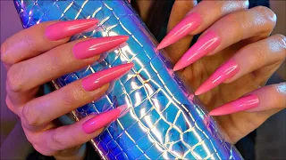 ASMR Scratching & Tapping on Random Items | Long Nails | Deep Ear to Ear Sounds | No Talking