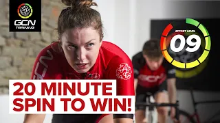 20 Minute Cadence Session With Music | Spin To Win Cycling Workout!