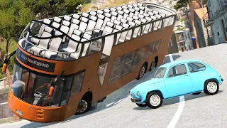 Dangerous Driving truck and Car Crashes game rally bar [BeamNG.Drive]gameplay _ #4k #truck #carcrash