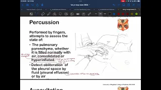 Respiratory system examination/ part 2