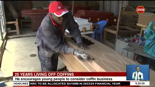 The story of a Narok carpenter behind a thriving coffin-making business