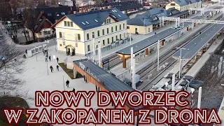 Zakopane, nowy dworzec z DRONA. Sprawdź jak wygląda! 2024.03.03