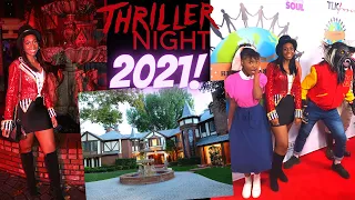 THRILLER NIGHT 2021 at Michael Jackson’s HAYVENHURST Home! | Heal LA & DeeDee Jackson Foundations