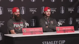 Radko Gudas & Josh Mahura, Florida Panthers Pregame - Stanley Cup Game 2 @ Vegas Golden Knights