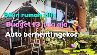 RUMAH MINIMALIS MODEL VILLA BUDGET MURAH | SUASANA PEDESAAN | RUMAH MURAH TAPI MEWAH | SAWAH ASRI