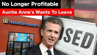 Auntie Anne's Wants To LEAVE California After $20 Minimum Wage Hike