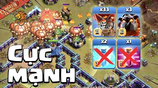 Sui Lalo Swag 3 spells From New Member of NAVI in Clash of Clans | Akari Gaming