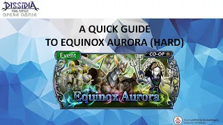 [DFFOO GL] Equinox Aurora LUFENIA Overview