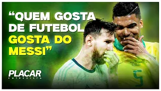 CASEMIRO RELEMBRA EMBATES COM MESSI E O COMPARA A PELÉ E MARADONA