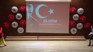 29 EKİM CUMHURİYET BAYRAMI KUTLAMA PROGRAMI ÇAKAL ÇÖKERTEN ZEYBEĞİ GÖSTERİSİ