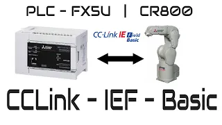 Comunicación CC-Link IEF Basic | Robot RV-7FRM | CR800 | PLC-FX5U