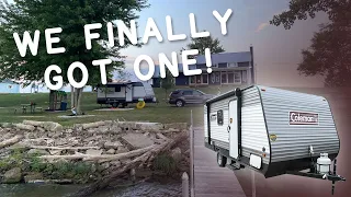 Our BUNKHOUSE RV Tour // Family of 4 living in a SMALL camper (Coleman Lantern)