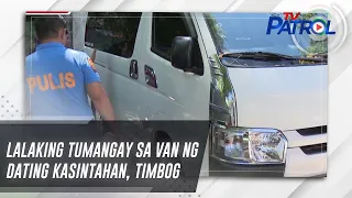 Lalaking tumangay sa van ng dating kasintahan, timbog | TV Patrol