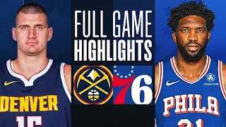 Philadelphia 76ers vs Denver Nuggets Full Game Highlights | Jan 16 | NBA Regular Season 2024