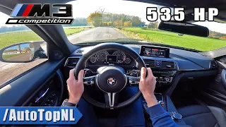 535HP BMW M3 F80 Competition POV *DRIVE & SLIDE* by AutoTopNL