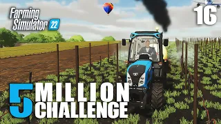 Fertilizing GRAPES & SOWING CANOLA | 5 MILLION LOAN Challenge | Farming Simulator 22 | EP16