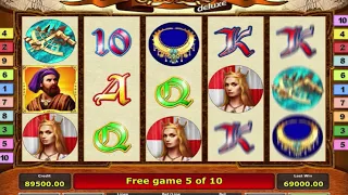 Columbus Deluxe Slot Machine - Free Spin, Risk Game, Scatter And Wild Simbol