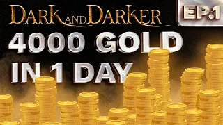 First Juicer - How to make 4000 gold in 1 day as solo Rogue - Dark & Darker - EP.1