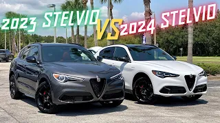 2023 Alfa Romeo Stelvio Veloce v.s. 2024 Stelvio Veloce Side By Side Comparison!