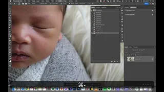 Newborn Photo Editing | 3. Extending Background and Correcting Jaundice