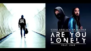 ‪Are You Lonely // Faded [Mashup] - Alan Walker & Steve Aoki ft. ISAK‬