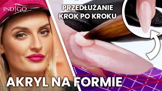 Paznokcie akrylowe na formie – jak zrobić? Przedłużanie paznokci akrylem na szablonie | Indigo Nails