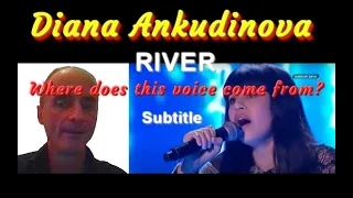 Reaction THE RIVER — Диана Анкудинова (Diana Ankudinova)| (French Men) Subtitle !! NEW !!