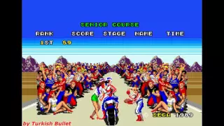 Super Hang-On (Sega Mega Drive / Genesis) - (All Endings)