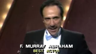 F. Murray Abraham winning Best Actor