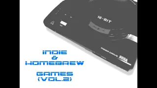 SEGA MEGA DRIVE Indie/Homebrew Games (Vol.2) - HD Graphics & Stereo Sound
