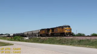Busy Day on the Union Pacific Boone Sub - Grand Junction, IA - 12 JUN 2021