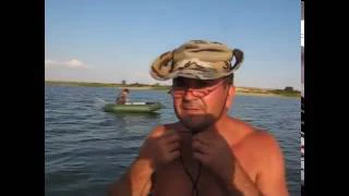 Щука на реке Тобол.  Казахстан август 2016 часть 2