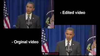 Obama Kicks Door Open [Original Video, Comparison]