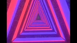 3D triangular Tunnel | Blender