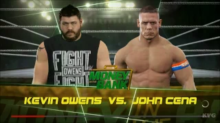 WWE 2K17 - Kevin Owens vs John Cena | Gameplay (HD) [1080p60FPS]