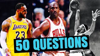 50 Burning Questions About The NBA And Its History (A 50k Thank You)