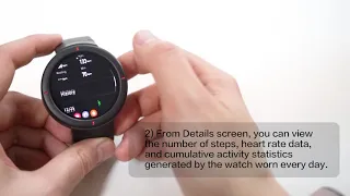 Amazfit Verge - How to view activity and health data