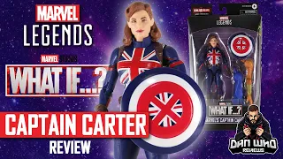 Marvel Legends Captain Carter Disney Plus What If (The Watcher BAF) Review