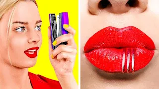 TRENDY BEAUTY HACKS EVERY GIRL SHOULD TRY || Awesome Hacks for Smart Girls By 123 GO! GOLD