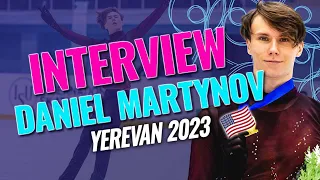 Junior Men Winner Interview | Daniel Martynov (USA) | Yerevan 2023 | #JGPFigure