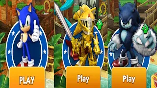 Sonic Dash - Sonic vs Excalibur Sonic vs Werehog - All Characters Unlocked Walkthrough