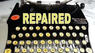 Remington Typewriter Keyboard Repair Uneven key tops Bender tool needed