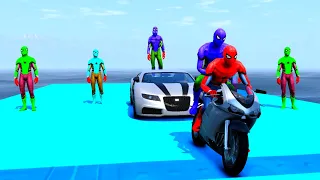 GTA 5 Epic Water Ragdolls | Spider-Man (Funny Moments) Jumps / Fails ep.16
