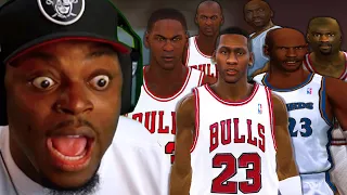 Attempting to beat Michael Jordan in EVERY Nba 2k and NBA Live!